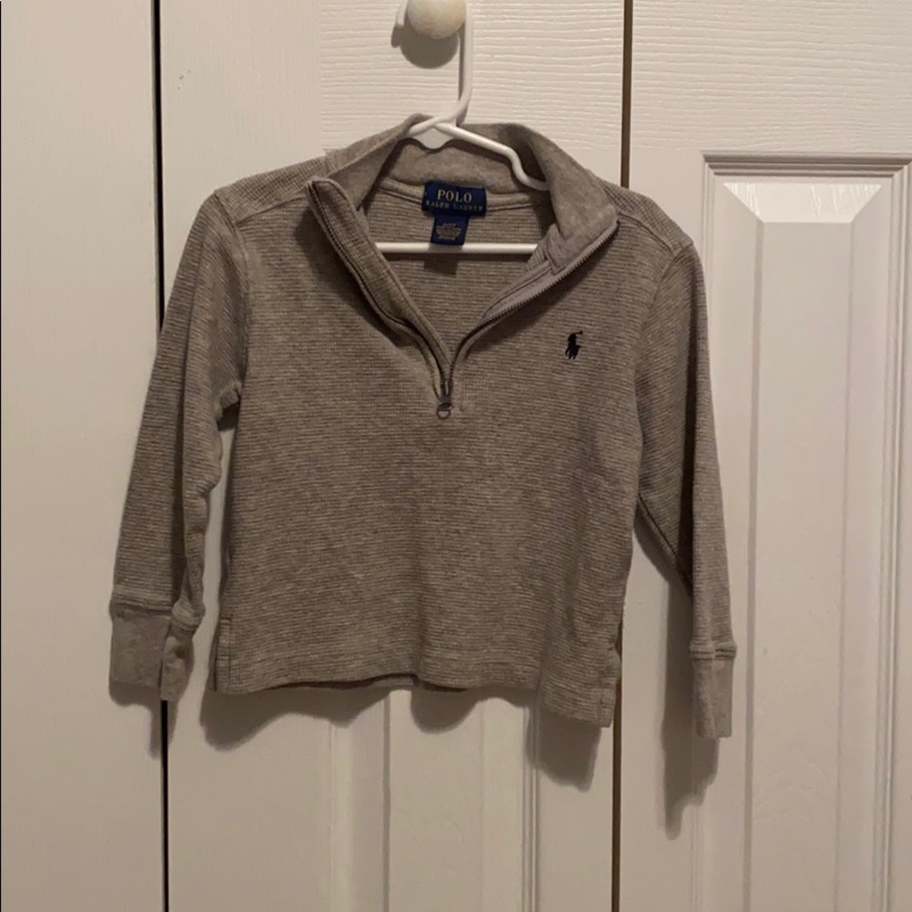 Ralph Lauren toddler half zip up sweater